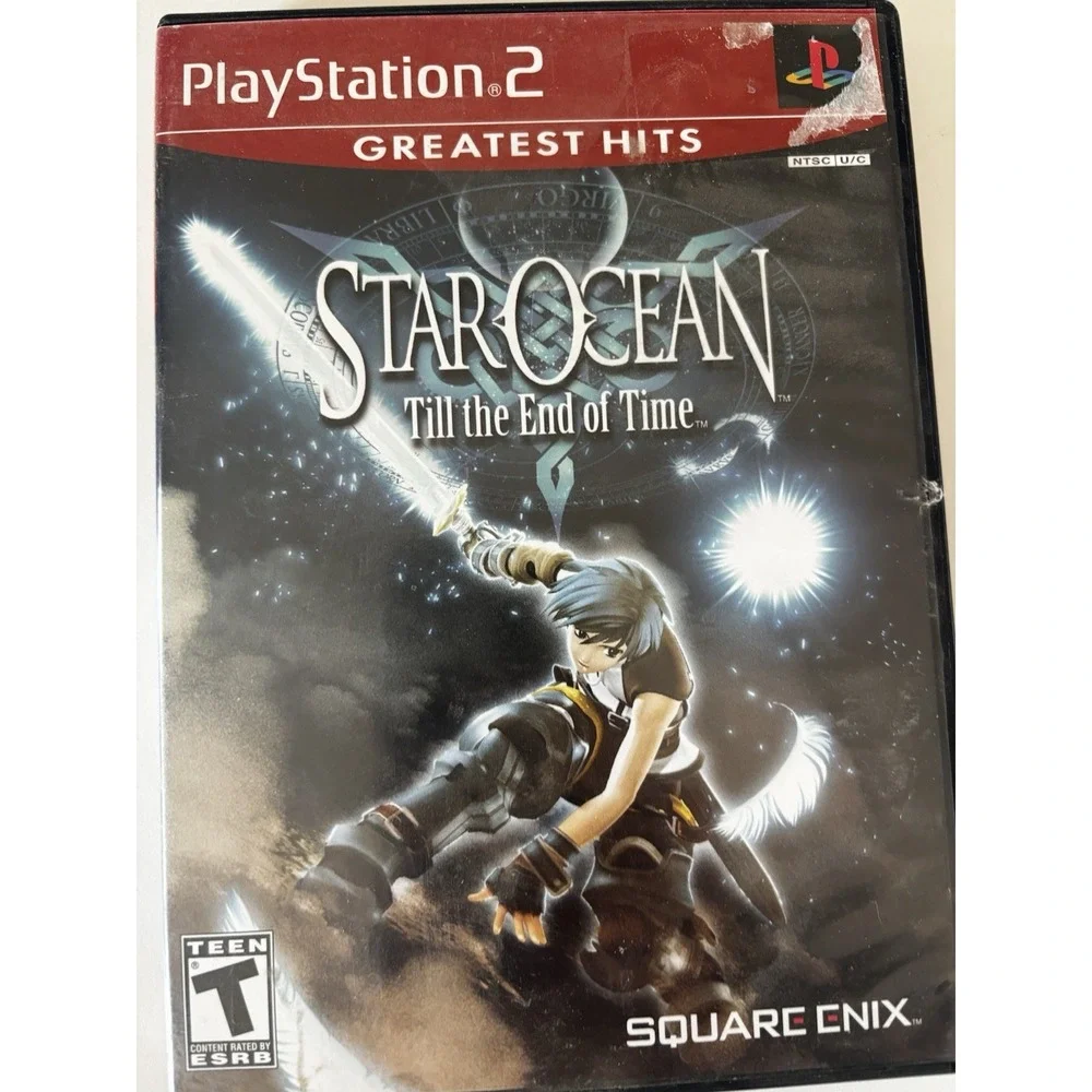 Star Ocean:‎ Till the End of Time (PS2) Black Label Complete w/ Manual - 2 Disc